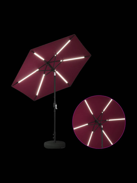 Round Aluminum Turquoise Parasol Φ2.3m