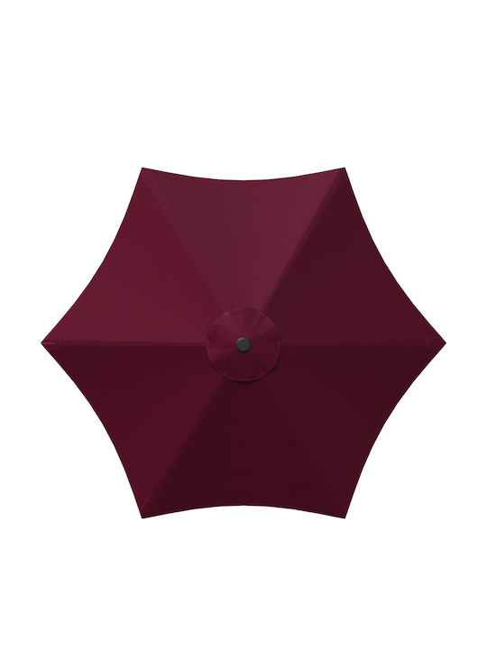 Round Aluminum Turquoise Parasol Φ3m