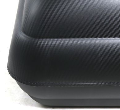 Autodachboxen Mit Doppelseitigem Öffnen Gewicht 400lt Schwarze Kohlenstofffarbe BA400/PA/DS