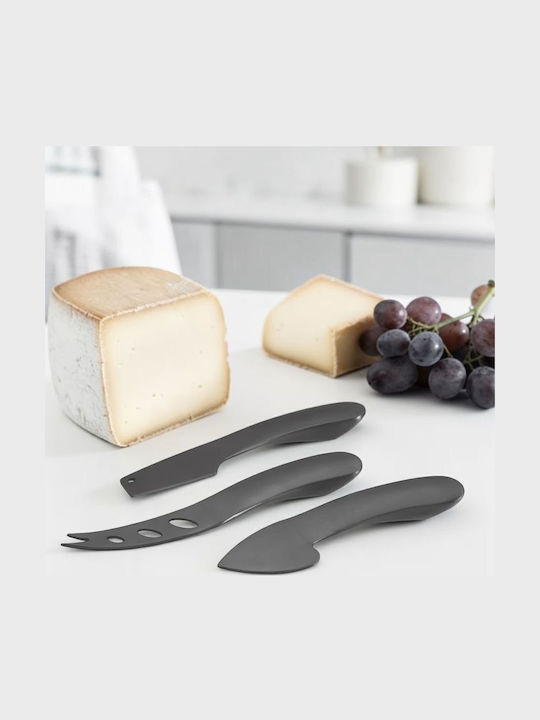 Philippi Onyx Cheese Knives from Stainless Steel 3 Pieces