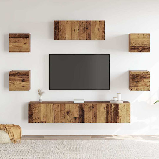 Wohnzimmer TV-Einheit Aus Altem Holz