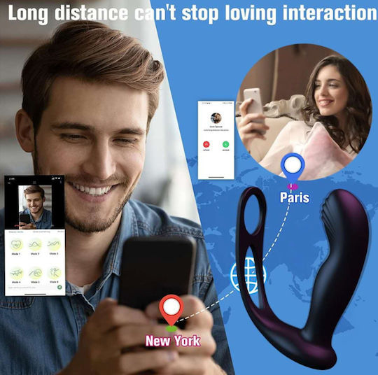 Aph Cock Ring Penis Anal Vibrator Cl-16-18-β