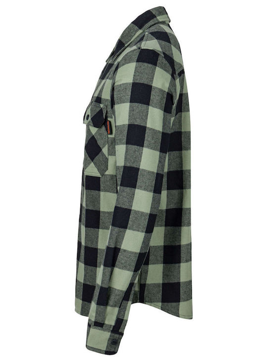 Bennon Pippo Arbeitshemd Khaki Schwarz