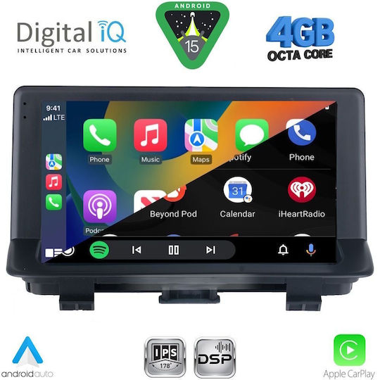Digital IQ Ηχοσύστημα Αυτοκινήτου για Audi Q3 2012-2018 (Bluetooth/USB/WiFi/GPS/Apple-Carplay/Android-Auto) με Οθόνη Αφής 9"