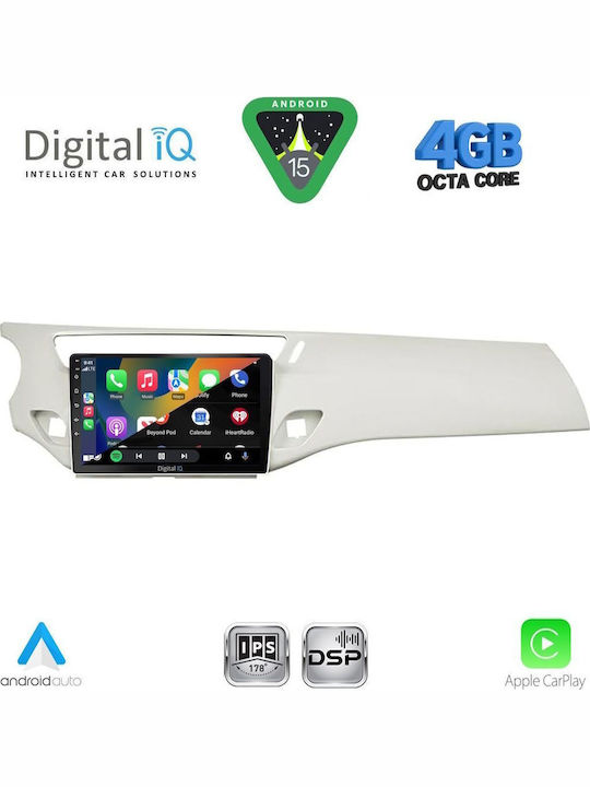 Digital IQ Car Audio System for Citroen C3 / DS3 2009-2016 Bluetooth USB WiFi GPS Apple CarPlay Android Auto with 9" Touch Screen