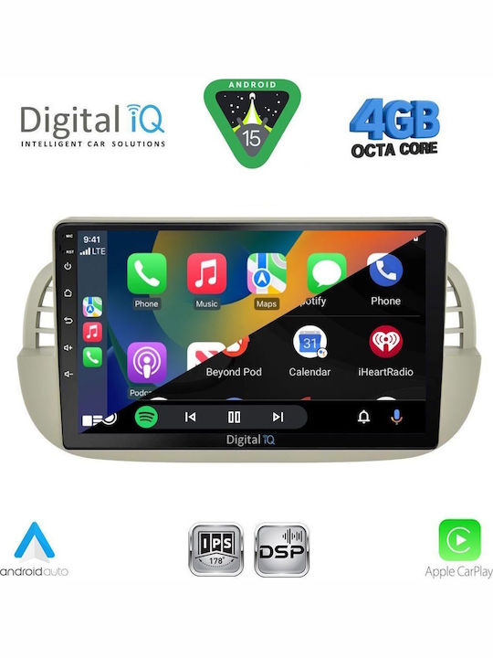Digital IQ Ηχοσύστημα Αυτοκινήτου για Daihatsu Sirion 2006-2012 (Bluetooth/USB/WiFi/GPS/Apple-Carplay/Android-Auto) με Οθόνη Αφής 10"
