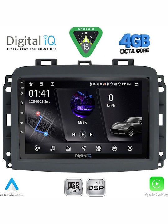 Digital IQ Ηχοσύστημα Αυτοκινήτου για Daihatsu Sirion 2006-2012 (Bluetooth/USB/WiFi/GPS/Apple-Carplay/Android-Auto) με Οθόνη Αφής 10"