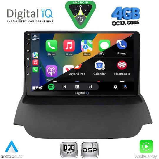 Digital IQ Car Audio System for Ford EcoSport 2012-2018 Bluetooth USB WiFi GPS Apple CarPlay Android Auto with 9" Touch Screen