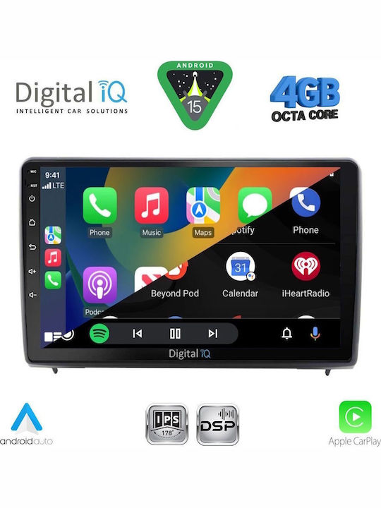 Digital IQ Car Audio System for Ford EcoSport 2012-2018 Bluetooth USB WiFi GPS Apple CarPlay Android Auto with 9" Touch Screen