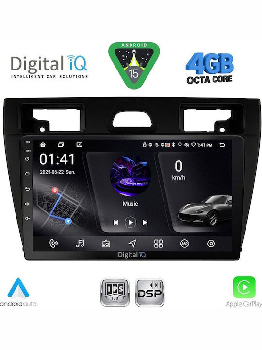 Digital IQ Car Audio System for Ford EcoSport 2012-2018 Bluetooth USB WiFi GPS Apple CarPlay Android Auto with 9" Touch Screen
