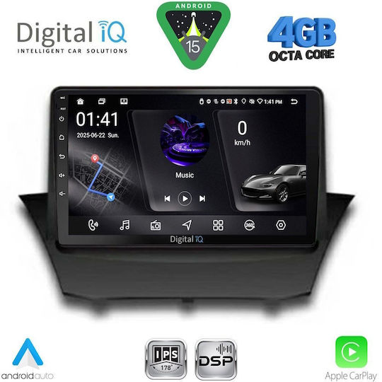 Digital IQ Car Audio System for Ford EcoSport 2012-2018 Bluetooth USB WiFi GPS Apple CarPlay Android Auto with 9" Touch Screen