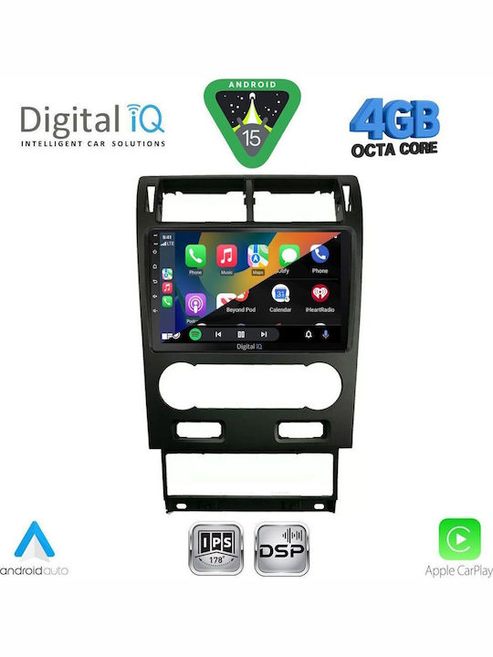 Digital IQ Ηχοσύστημα Αυτοκινήτου για Ford Kuga / C-Max 2013-2019 (Bluetooth/USB/WiFi/GPS/Apple-Carplay/Android-Auto) με Οθόνη Αφής 9"
