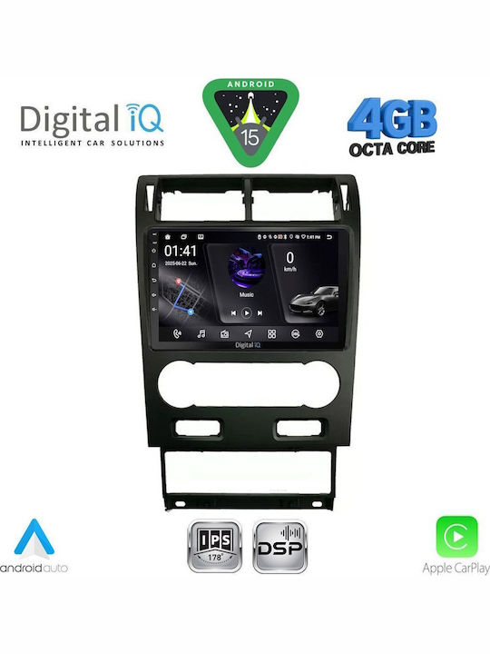 Digital IQ Ηχοσύστημα Αυτοκινήτου για Ford Kuga / C-Max 2013-2019 (Bluetooth/USB/WiFi/GPS/Apple-Carplay/Android-Auto) με Οθόνη Αφής 9"