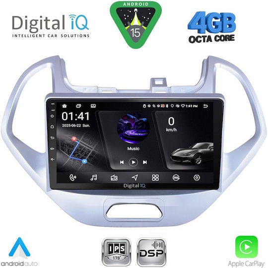 Digital IQ Car Audio System for Ford Mondeo 2011-2013 with Clima (Bluetooth/USB/WiFi/GPS/Apple CarPlay/Android Auto) with 10" Touch Screen