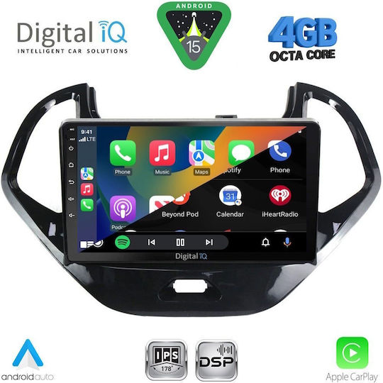 Digital IQ Car Audio System for Ford Mondeo 2011-2013 with Clima (Bluetooth/USB/WiFi/GPS/Apple CarPlay/Android Auto) with 10" Touch Screen