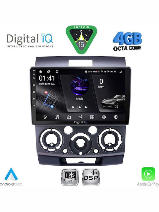 Digital IQ Car Audio System for Ford Transit Custom / Tourneo Custom 2013-2019 (Bluetooth/USB/WiFi/GPS/Apple CarPlay/Android Auto) with 9" Touch Screen