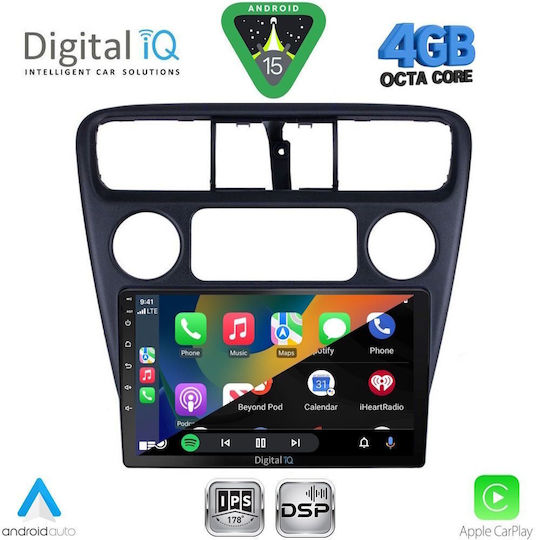 Digital IQ Ηχοσύστημα Αυτοκινήτου για Honda Accord 1998-2004 (Bluetooth/USB/WiFi/GPS/Apple-Carplay/Android-Auto) με Οθόνη Αφής 9"
