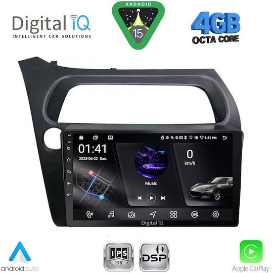 Digital IQ Car Audio System for Ford Tourneo / Courier 2014 (Bluetooth/USB/WiFi/GPS/Apple CarPlay/Android Auto) with 9" Touch Screen