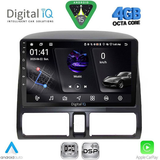Digital IQ Ηχοσύστημα Αυτοκινήτου για Honda Civic 2012-2016 (Bluetooth/USB/WiFi/GPS/Apple-Carplay/Android-Auto) με Οθόνη Αφής 9"