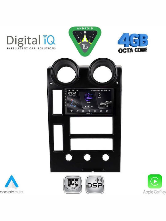 Digital IQ Ηχοσύστημα Αυτοκινήτου για Honda Jazz 2008-2012 (Bluetooth/USB/WiFi/GPS/Apple-Carplay/Android-Auto) με Οθόνη Αφής 10"