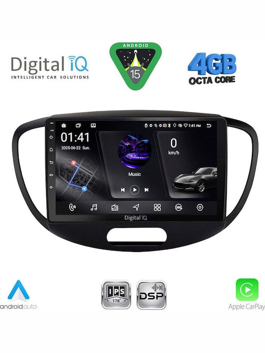 Digital IQ Car Audio System for Hyundai H-1 2007 (Bluetooth/USB/WiFi/GPS/Apple CarPlay/Android Auto) with 9" Touch Screen
