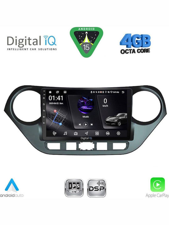 Digital IQ Car Audio System for Hyundai H-1 2007 (Bluetooth/USB/WiFi/GPS/Apple CarPlay/Android Auto) with 9" Touch Screen