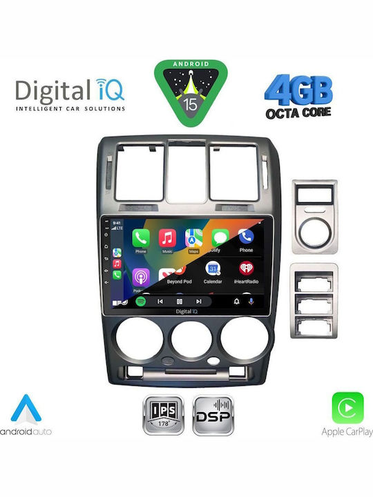 Digital IQ Car Audio System for Hyundai Getz 2002-2011 Bluetooth USB WiFi GPS Apple CarPlay Android Auto with 9" Touch Screen