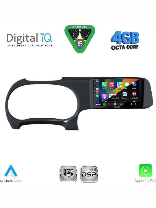 Digital IQ Car Audio System for Hyundai H-1 2007 (Bluetooth/USB/WiFi/GPS/Apple CarPlay/Android Auto) with 9" Touch Screen