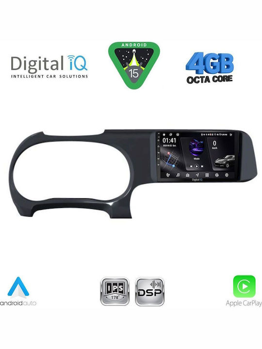 Digital IQ Car Audio System for Hyundai H-1 2007 (Bluetooth/USB/WiFi/GPS/Apple CarPlay/Android Auto) with 9" Touch Screen