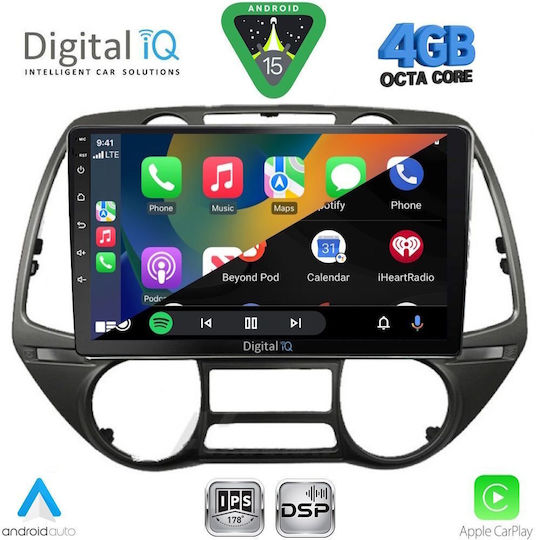 Digital IQ Ηχοσύστημα Αυτοκινήτου για Hyundai H-1 2007 (Bluetooth/USB/WiFi/GPS/Apple-Carplay/Android-Auto) με Οθόνη Αφής 9"