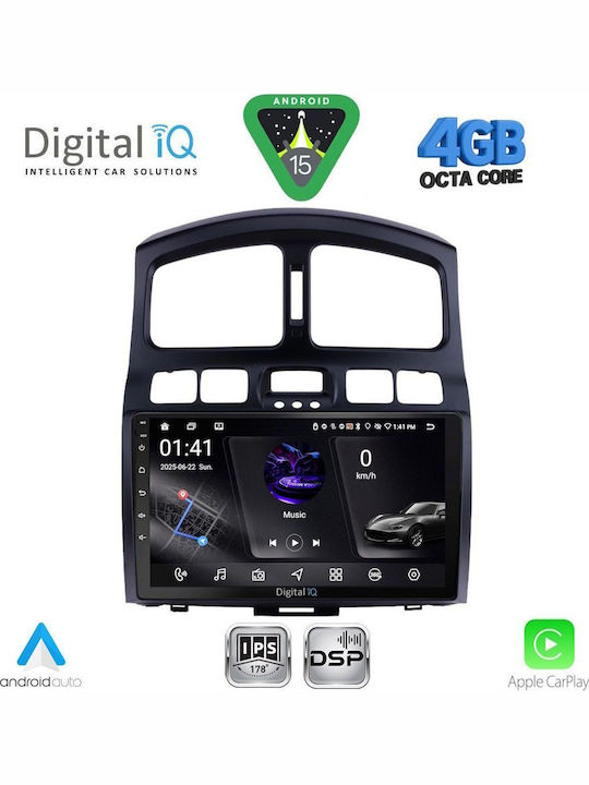 Digital IQ Car Audio System for Hyundai i20 2018-2021 Bluetooth USB WiFi GPS Apple CarPlay Android Auto with 9" Touch Screen