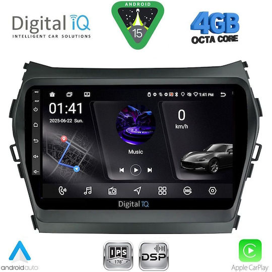 Digital IQ Ηχοσύστημα Αυτοκινήτου για Hyundai Kona 2017-2023 (Bluetooth/USB/WiFi/GPS/Apple-Carplay/Android-Auto) με Οθόνη Αφής 10"