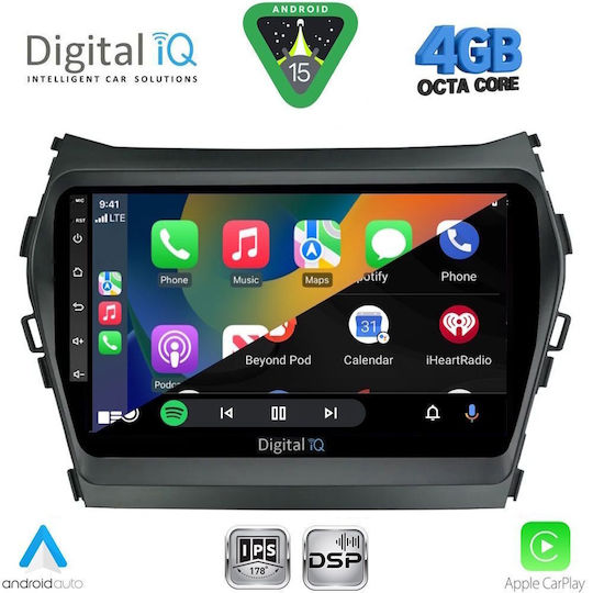 Digital IQ Ηχοσύστημα Αυτοκινήτου για Hyundai Kona 2017-2023 (Bluetooth/USB/WiFi/GPS/Apple-Carplay/Android-Auto) με Οθόνη Αφής 10"
