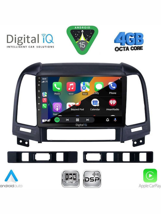 Digital IQ Car Audio System for Hyundai Kona 2017-2023 (Bluetooth/USB/WiFi/GPS/Apple CarPlay/Android Auto) with 10" Touch Screen