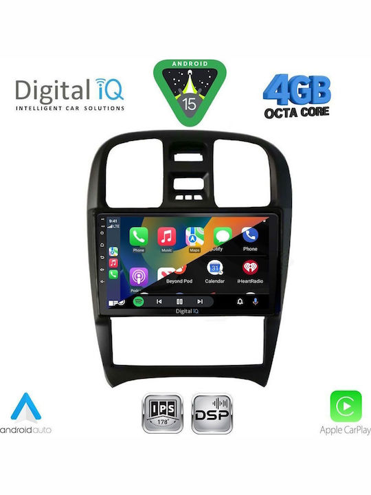 Digital IQ Car Audio System for Hyundai Sonata 2000-2006 Bluetooth USB WiFi GPS Apple CarPlay Android Auto with 9" Touch Screen