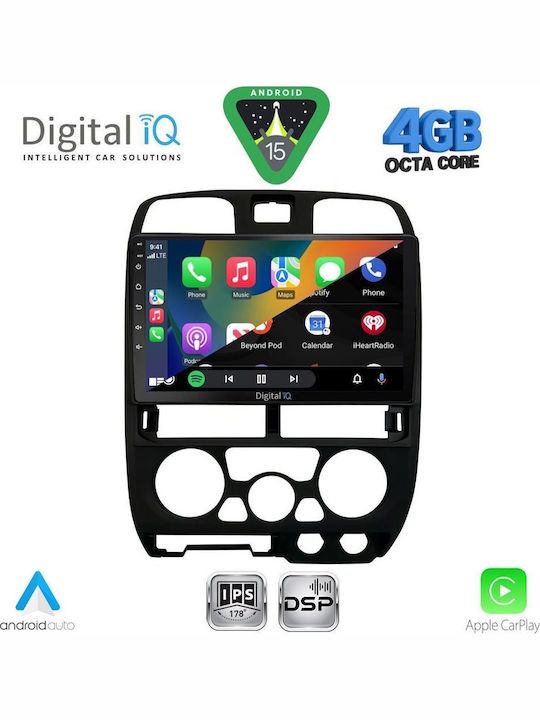 Digital IQ Car Audio System Isuzu D-Max 2002-2008 Bluetooth USB WiFi GPS Apple CarPlay Android Auto with 9" Touch Screen