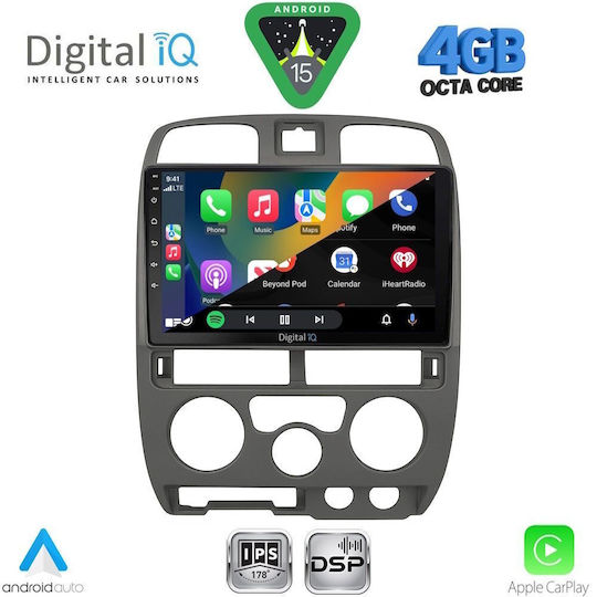 Digital IQ Ηχοσύστημα Αυτοκινήτου Isuzu D-Max 2002-2008 (Bluetooth/USB/WiFi/GPS/Apple-Carplay/Android-Auto) με Οθόνη Αφής 9"
