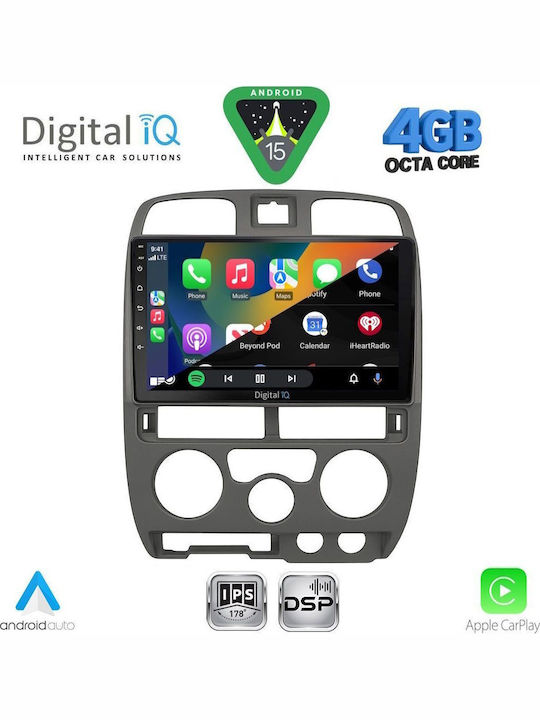 Digital IQ Car Audio System Isuzu D-Max 2002-2008 Bluetooth USB WiFi GPS Apple CarPlay Android Auto with 9" Touch Screen