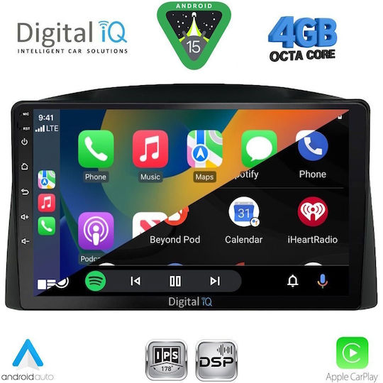 Digital IQ Car Audio System for Jeep Grand Cherokee 2005-2007 Bluetooth USB WiFi GPS Apple CarPlay Android Auto with 10" Touch Screen