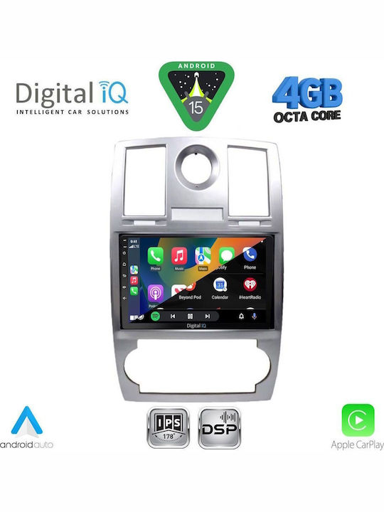 Digital IQ Car Audio System Chrysler 300C 2005-2010 Bluetooth USB WiFi GPS Apple CarPlay Android Auto with 9" Touch Screen