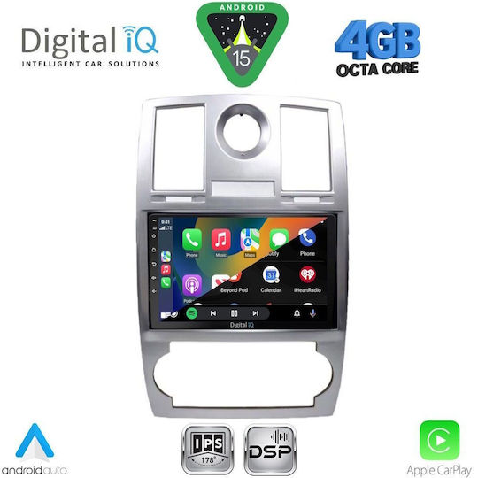 Digital IQ Car Audio System Chrysler 300C 2005-2010 Bluetooth USB WiFi GPS Apple CarPlay Android Auto with 9" Touch Screen