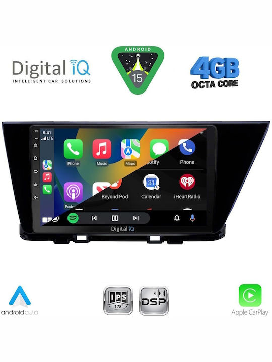Digital IQ Car Audio System for Kia Ceed 2006-2009 Bluetooth USB WiFi GPS Apple CarPlay Android Auto with 9" Touch Screen