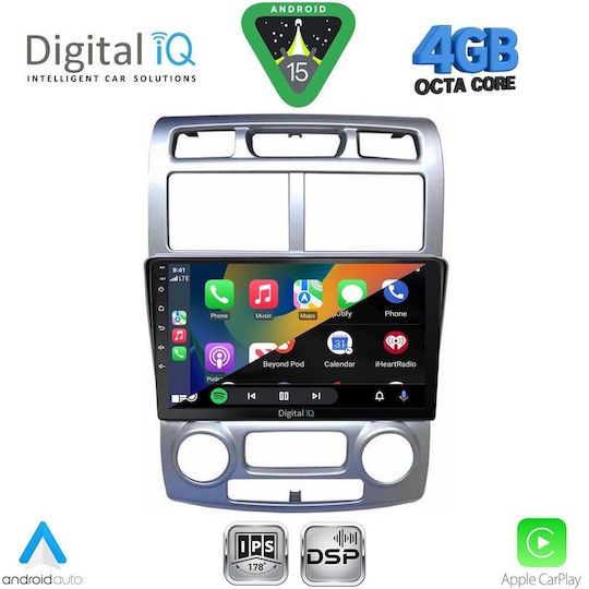Digital IQ Ηχοσύστημα Αυτοκινήτου για Kia Soul 2008-2013 (Bluetooth/USB/WiFi/GPS/Apple-Carplay/Android-Auto) με Οθόνη Αφής 9"