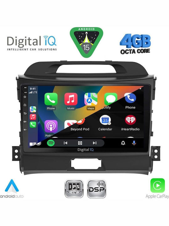 Digital IQ Auto-Audiosystem für Kia Seele 2008-2013 mit Touchscreen 9"