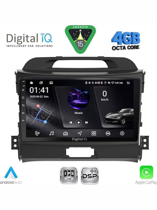 Digital IQ Auto-Audiosystem für Kia Seele 2008-2013 mit Touchscreen 9"