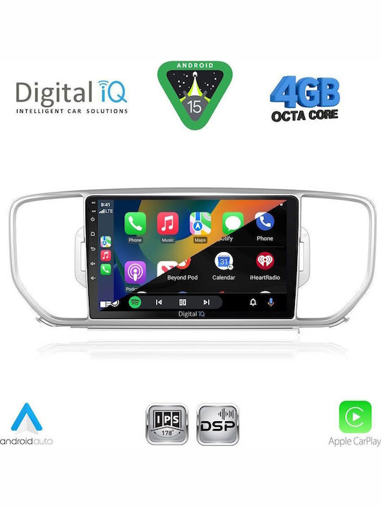 Digital IQ Auto-Audiosystem für Kia Seele 2008-2013 mit Touchscreen 9"