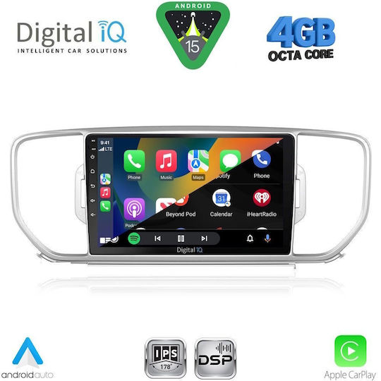 Digital IQ Ηχοσύστημα Αυτοκινήτου για Kia Soul 2008-2013 (Bluetooth/USB/WiFi/GPS/Apple-Carplay/Android-Auto) με Οθόνη Αφής 9"