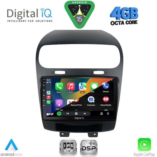 Digital IQ Car Audio System for Fiat Ducato 2006-2011 Bluetooth USB WiFi GPS Apple CarPlay Android Auto with 9" Touch Screen