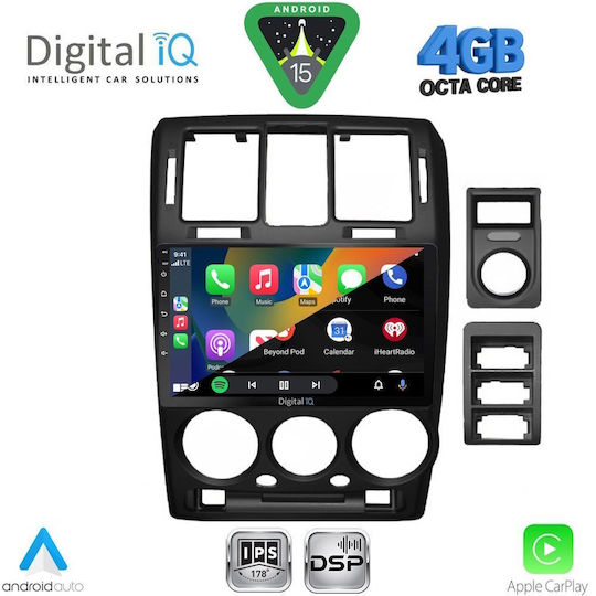 Digital IQ Ηχοσύστημα Αυτοκινήτου για Hyundai Getz 2002-2011 (Bluetooth/USB/WiFi/GPS/Apple-Carplay/Android-Auto) με Οθόνη Αφής 9"