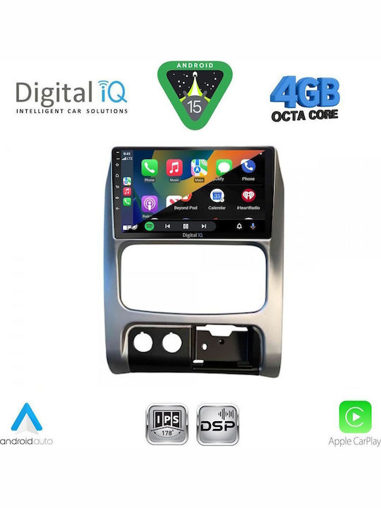 Digital IQ Car Audio System for Jeep Cherokee / Liberty 2002-2007 (Bluetooth/USB/WiFi/GPS/Apple CarPlay/Android Auto) with 9" Touch Screen